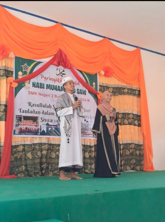 SMK Negeri 2 Buton Gelar Peringatan Maulid Nabi Muhammad SAW dengan Meriah
