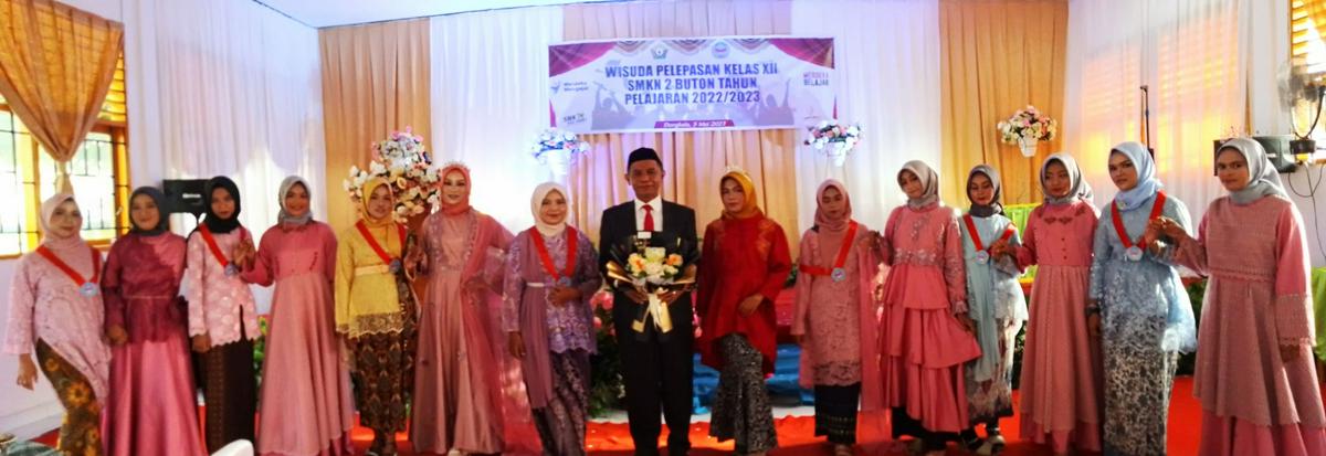Wisuda Pelepasan Siswa Kelas XII SMK Negeri 2 Buton Tahun Pelajaran 2022/2023