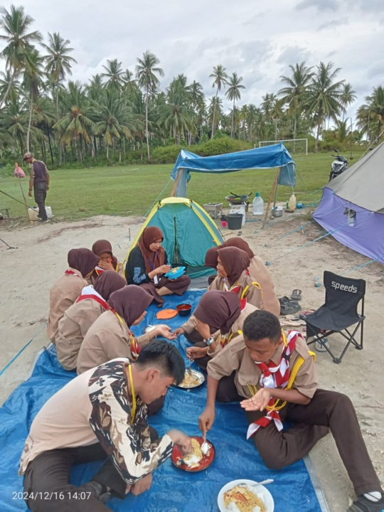 SMK Negeri 2 Buton Raih Juara Umum III dalam Perkemahan Akbar VI Saka Bahari Buton 2024