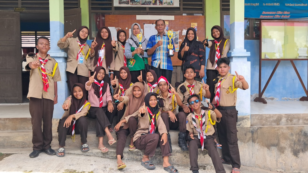 SMK Negeri 2 Buton Raih Juara Umum III dalam Perkemahan Akbar VI Saka Bahari Buton 2024