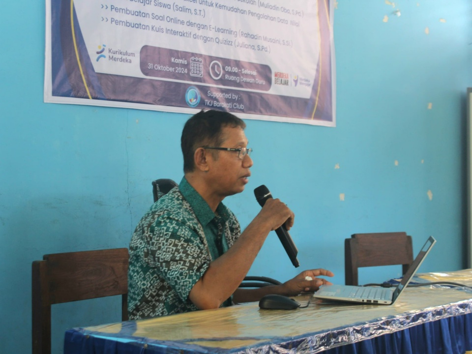 MGMP SMK Negeri 2 Buton Sukses Gelar Kegiatan Berbagi Praktik Baik