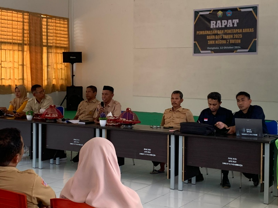 SMK Negeri 2 Buton Matangkan Rencana Penggunaan Dana BOS Tahun 2025