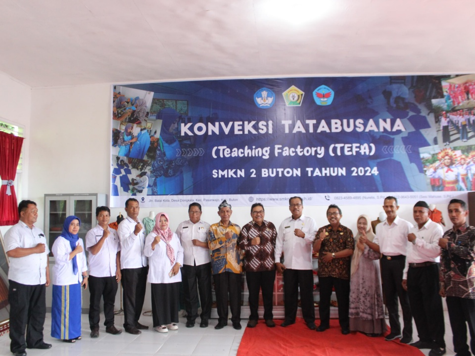 SMK Negeri 2 Buton Luncurkan Program Teaching Factory Tata Busana