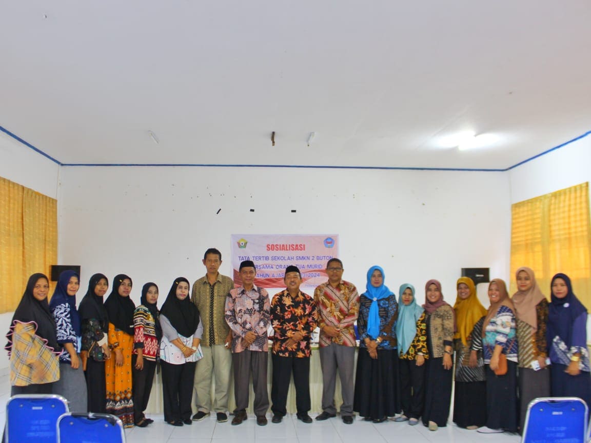 Sosialisasi Tata Tertib Peserta Didik SMK Negeri 2 Buton Tahun Ajaran 2023/2024